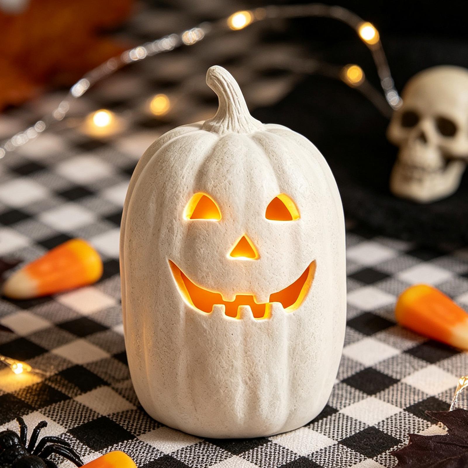 Crafting Resin - Kerajinan Labu Halloween, Lentera Labu Resin