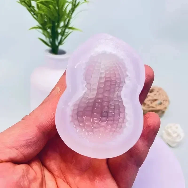 Crafting Resin - 3 Buah Cetakan Silikon Kacang Simulasi