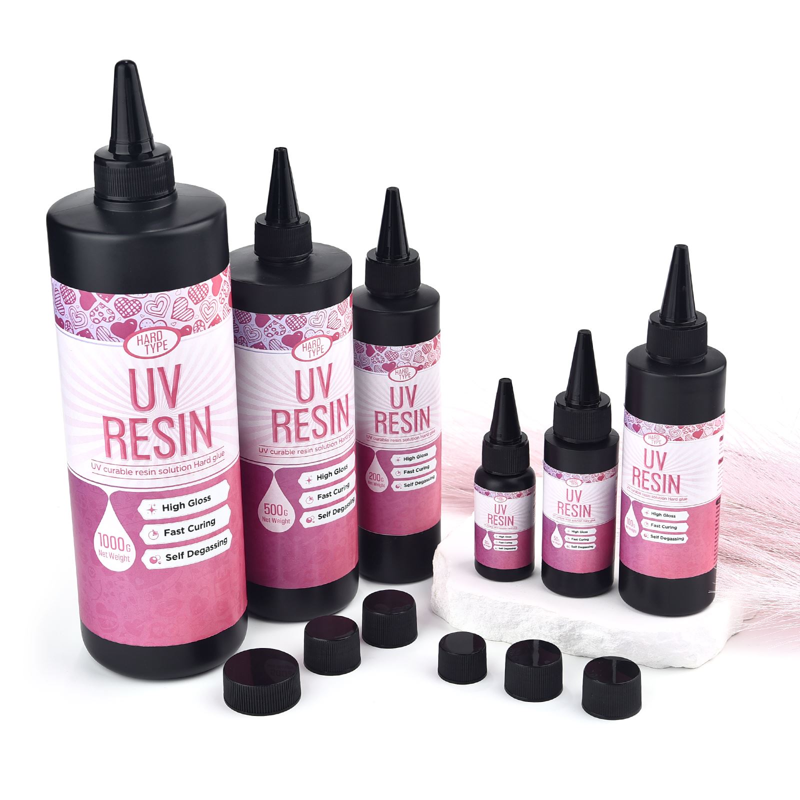 Epoxy Uv Resin Kit - 20-1000g Resin Epoksi Transparan Tinggi Cepat