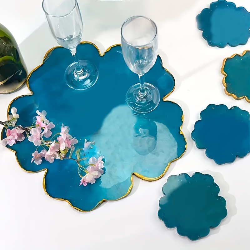 Flower Preservation Resin - 5pcs Cetakan Silikon Alas Bantal Cangkir