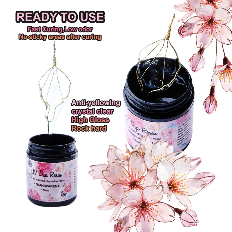 Flower Preservation Resin - UV DIP lem Resin UV membuat