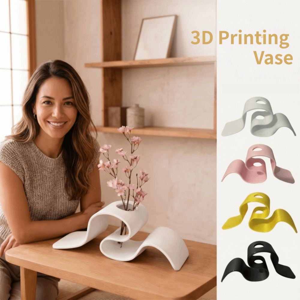 Dried Flower Bulk - Hadiah Vas Cetak 3D Elegan Gaya