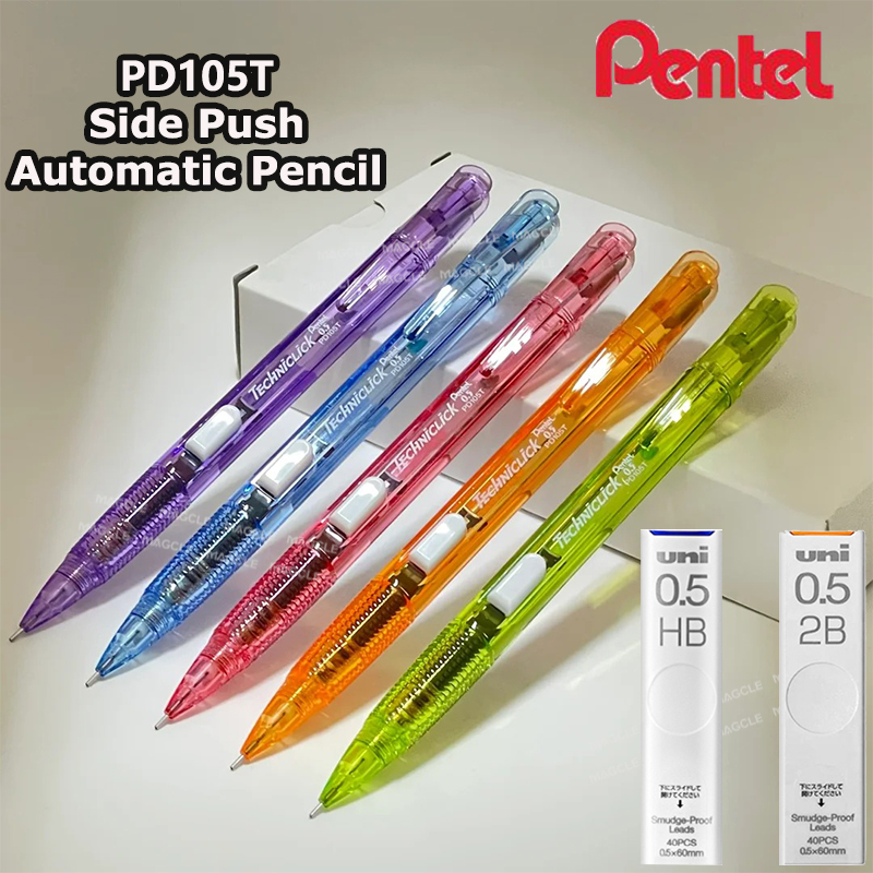 Pentel Pen Energel - Pensil Mekanik Pentel Cute PD105T TECHNICLICK