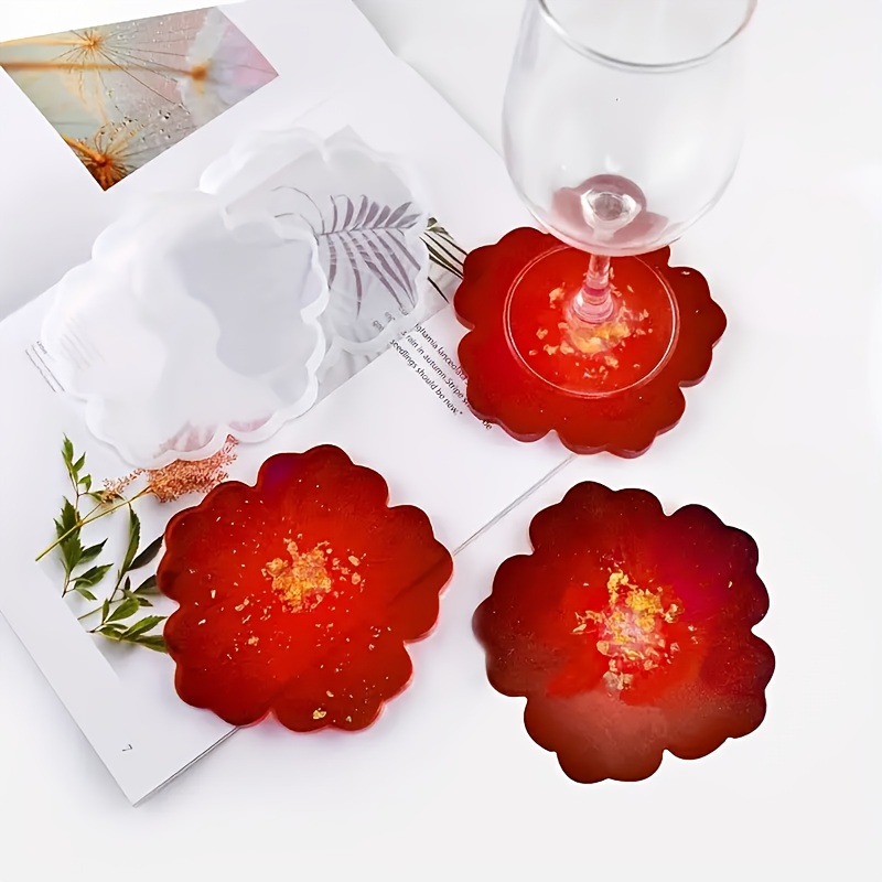 5pcs Cetakan Silikon Alas Bant - Flower Preservation Resin ulasan dan harga