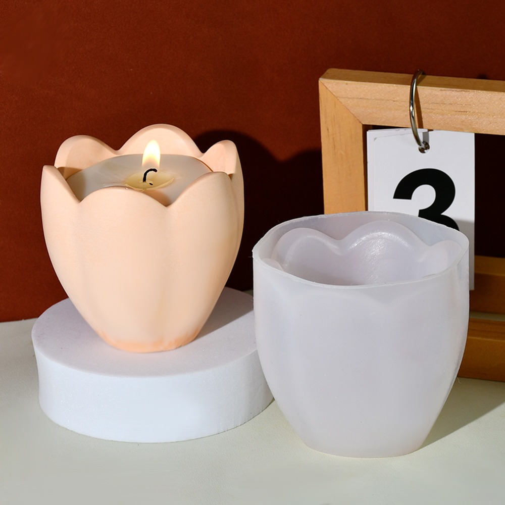 Pemegang Lilin Tulip silikon c - Flower Preservation Resin ulasan dan harga