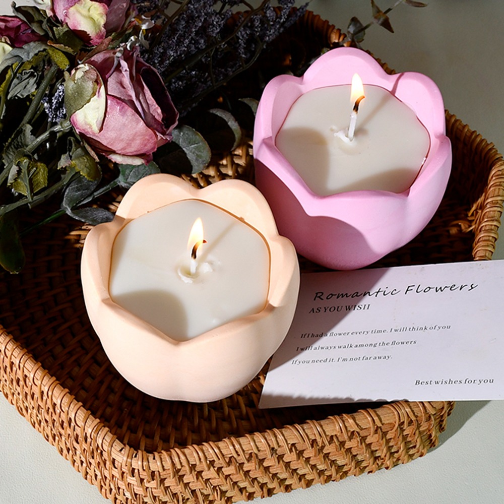 Pemegang Lilin Tulip silikon c - Flower Preservation Resin ulasan dan harga