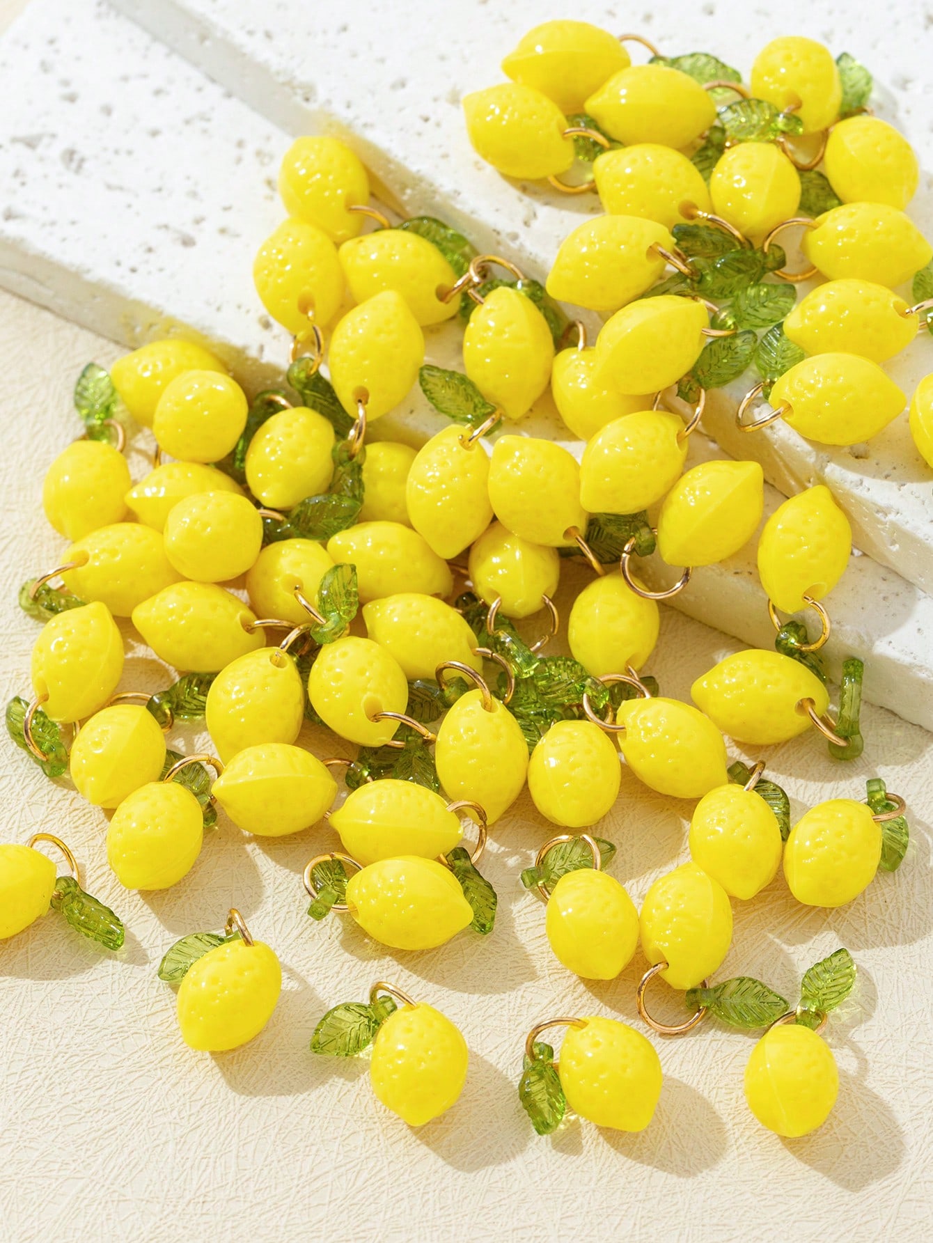 10 Buah Liontin Resin Lemon 3D - Resin Craft Supplies ulasan dan harga