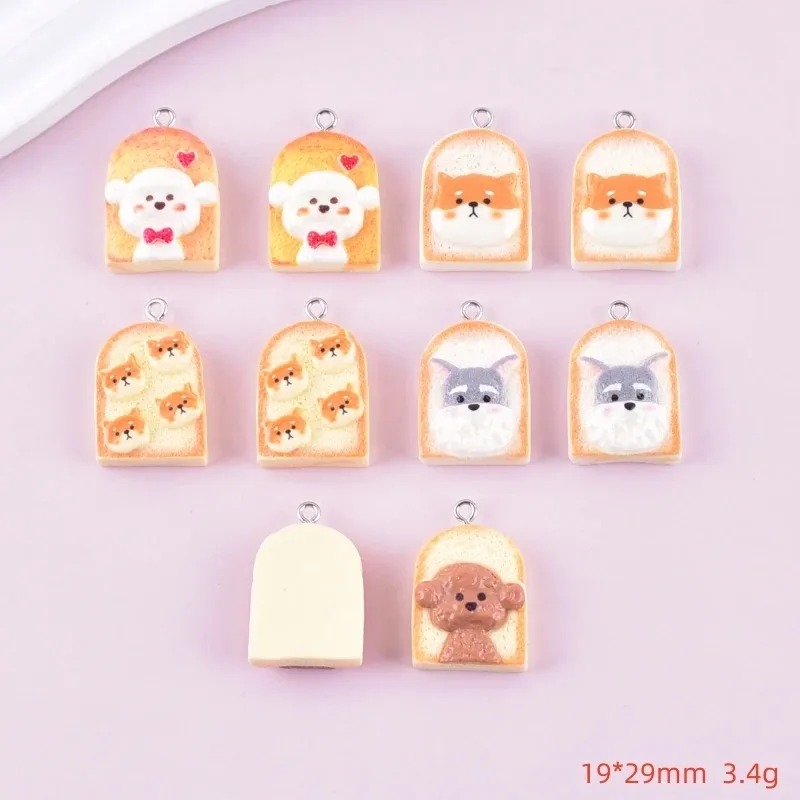 10 Buah Liontin Resin Anjing R - Resin Craft Supplies ulasan dan harga