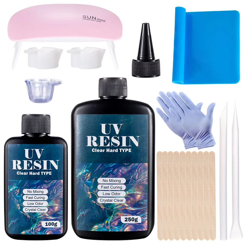 Kit Lem Resin UV Keras Lem UV  - Epoxy Uv Resin Kit ulasan dan harga