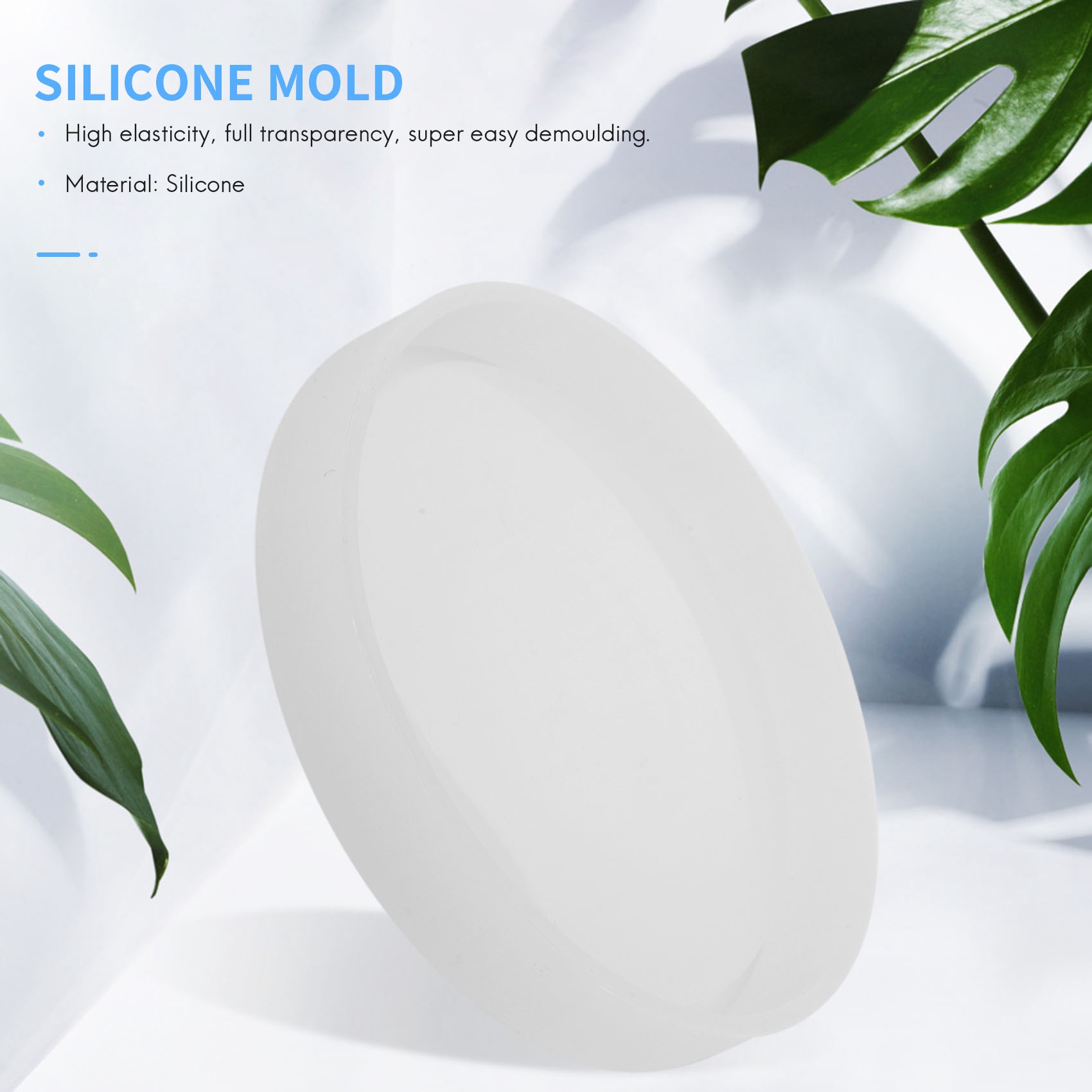 ABQR 4 Paket Cetakan Silikon C - Coaster Mold Round ulasan dan harga