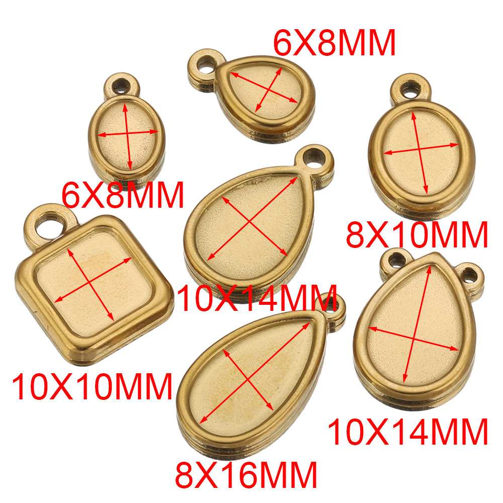 5 pcs Baki Liontin Persegi, Bu - Resin Craft Supplies ulasan dan harga