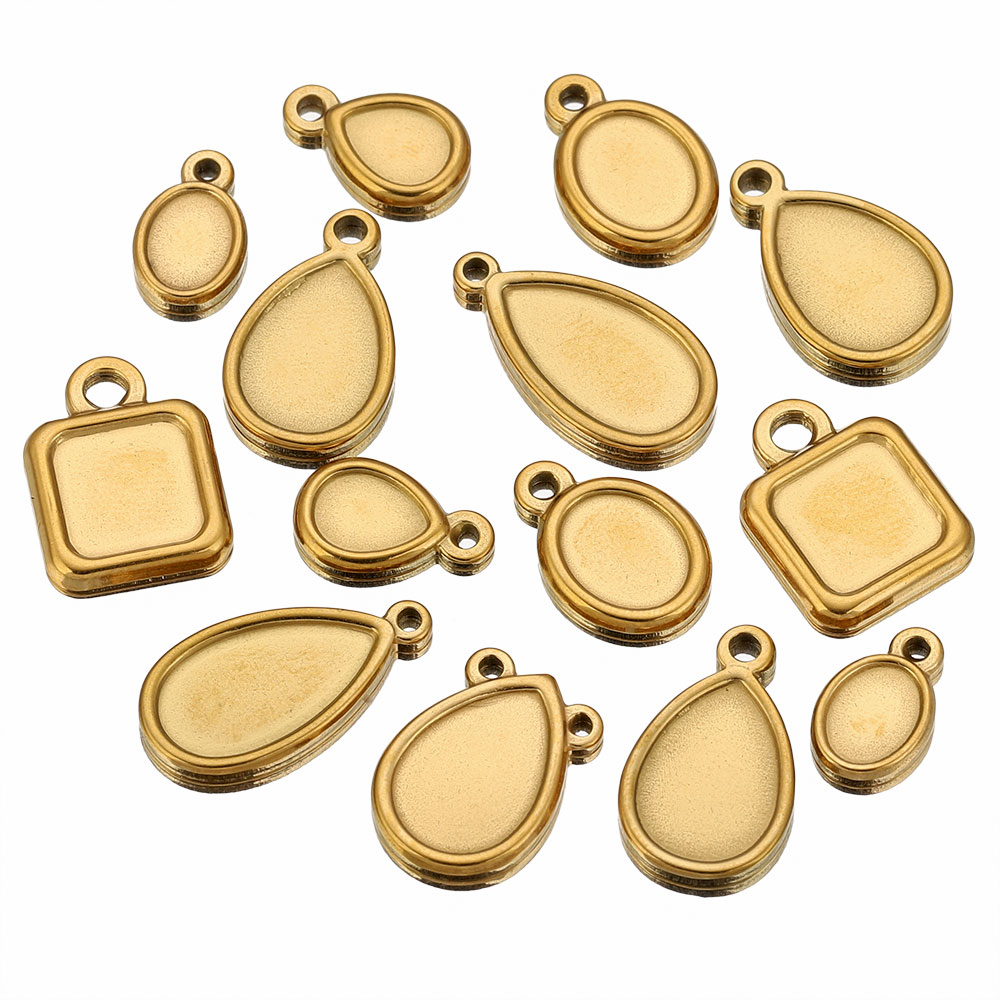 5 pcs Baki Liontin Persegi, Bu - Resin Craft Supplies ulasan dan harga