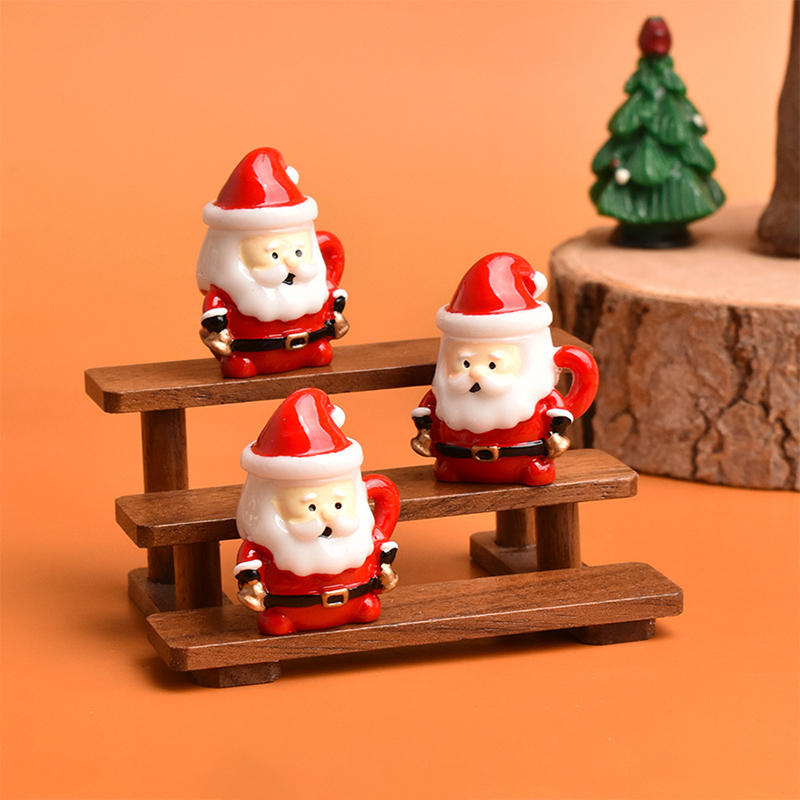 Ornamen Cangkir Teh Mini Santa - Crafting Resin ulasan dan harga