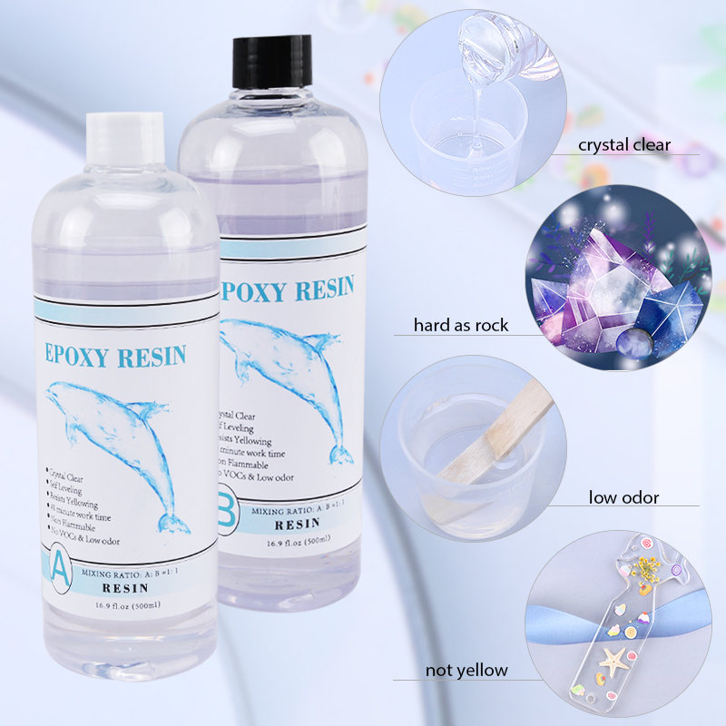 1:1 Jelas Epoksi Resin Kristal - Epoxy Uv Resin Kit ulasan dan harga