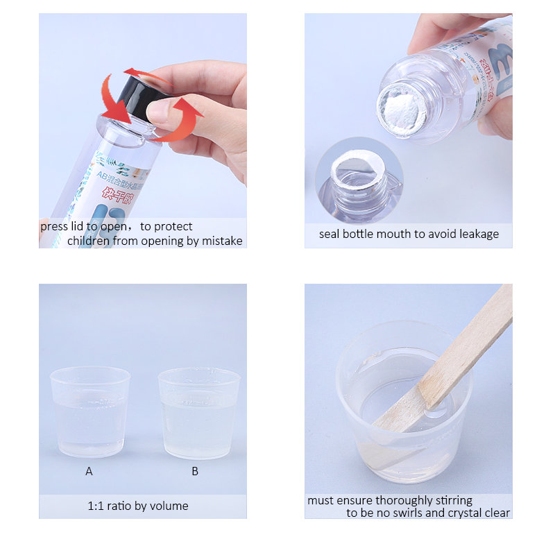1:1 Jelas Epoksi Resin Kristal - Epoxy Uv Resin Kit ulasan dan harga