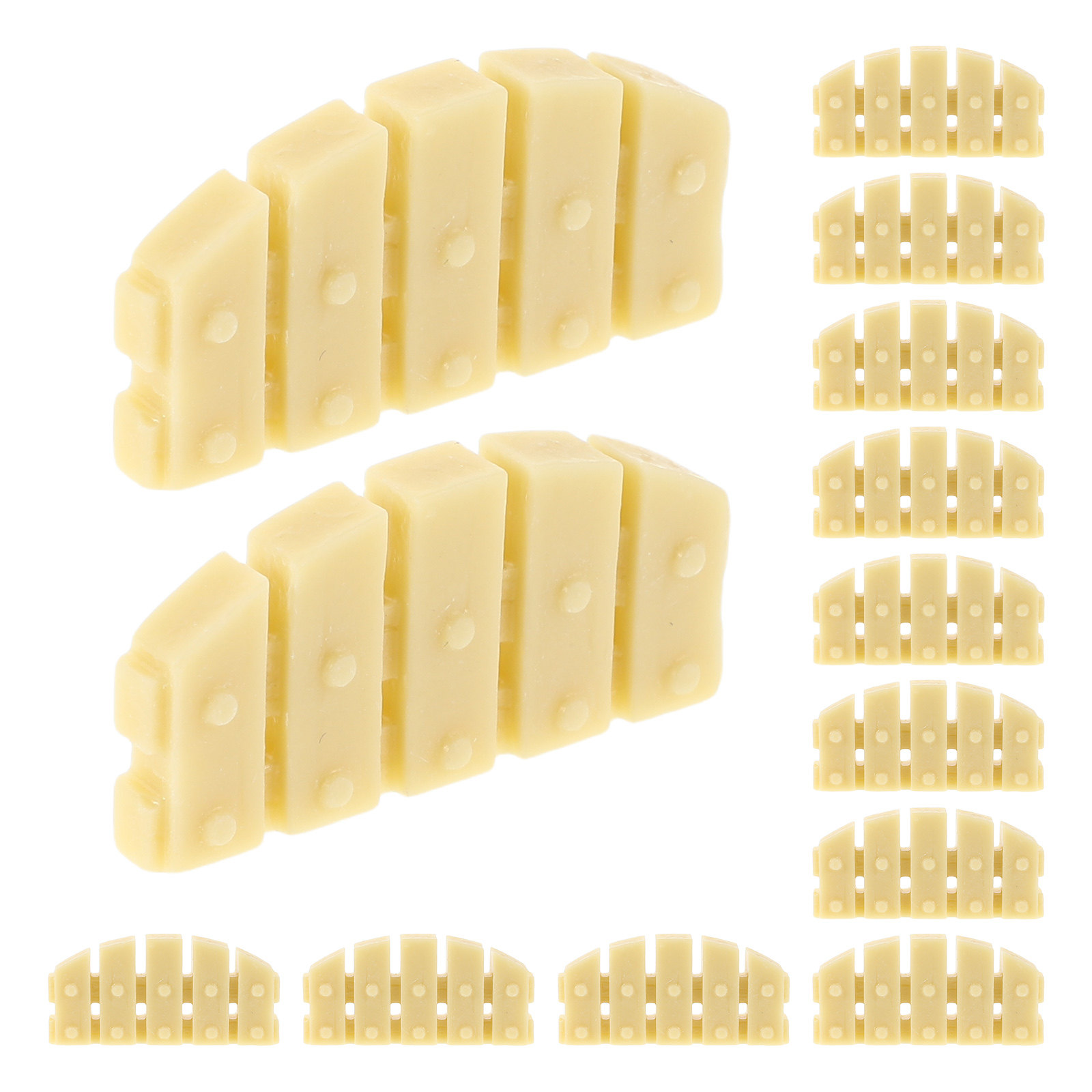 50Pcs Miniatur Pagar Resin Dek - Crafting Resin ulasan dan harga