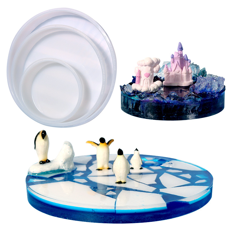 Cetakan Resin UV Bentuk Nampan - Coaster Mold Round ulasan dan harga
