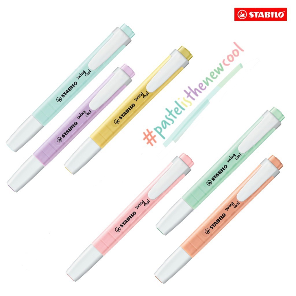 STABILO Swing Cool Pastel High - Stabilo Marker Swing Cool ulasan dan harga